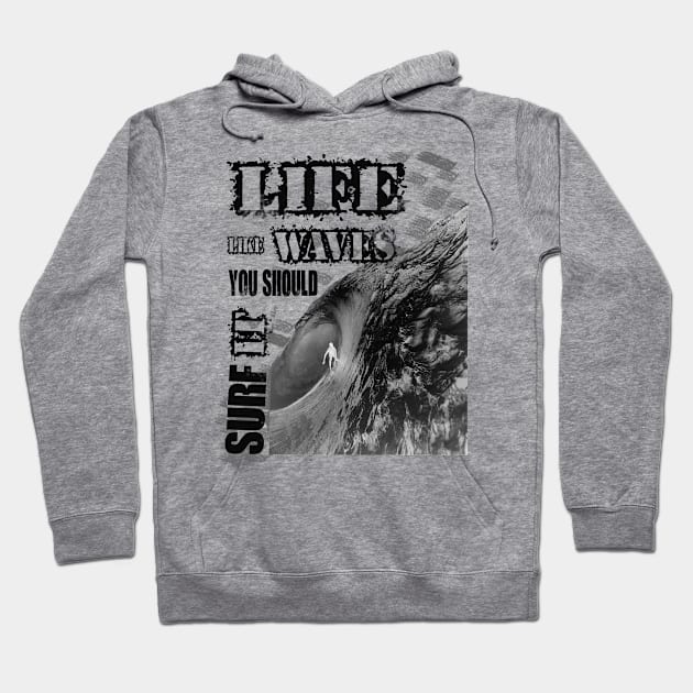 Surfing Life Hoodie by Egy Zero